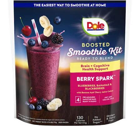 Dole Boosted Berry Spark Smoothie Kit