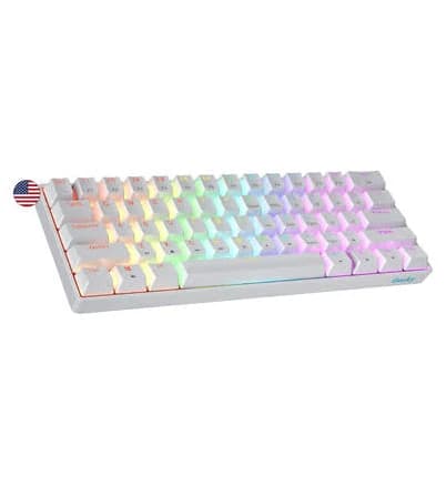 Geeky GK61 60% Hot Swappable Mechanical Gaming Keyboard