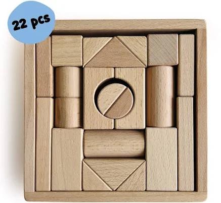 Wooden Building Blocks Kit