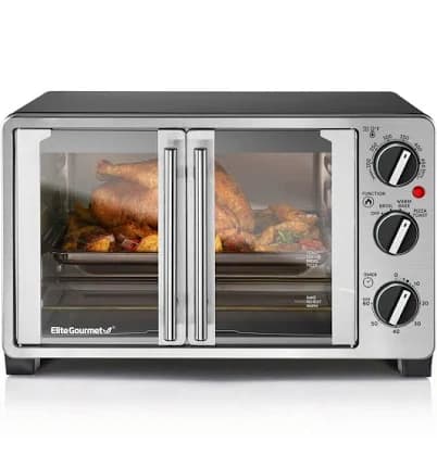 Elite Double French Door Toaster Oven