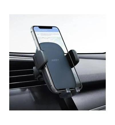 Aukey Car Phone Holder with Stronger Vent Clip Hands Free Cell Phone Holder for Car Universal Air Vent Car Phone Mount Hd-c58