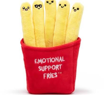 What Do You Meme? Emotional Support Fries Novelty Plush Toy