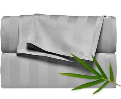 Pure Bamboo Sheets Size Bed Sheets 4 Piece Set Genuine 100% Organic Bamboo
