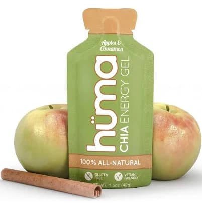 Huma Chia Energy Gel Apples & Cinnamon 12 Gels