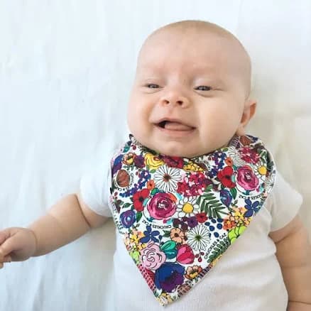 Super Floral Dribble Bib