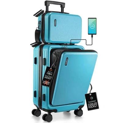 TravelArim 22" Hard-Shell Carry On Luggage