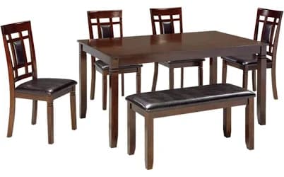 Signature Design by Ashley Bennox 6-Piece Dining Table Set
