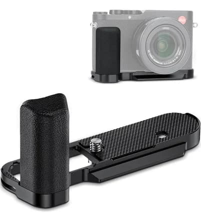 D-LUX8 Handgrip, L-Shape Bracket Handle for Leica D-LUX8 D-LUX 8 Camera, with Built-in Arca Quick Release Plate & Battery Compartment Opening, DLUX8
