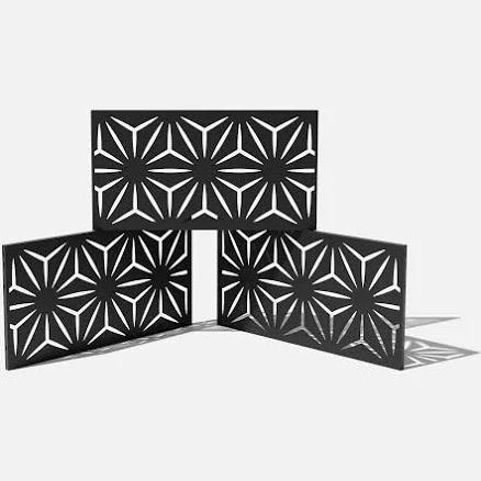 Star Privacy Screen Sets 3 Panel Pack (No Stand) by Veradek