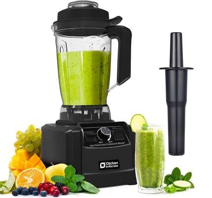 Kitchen in the box Blender, 68 OZ Professional Countertop Blender, 1450W High Performance 2HP Blender, BPA Free Large Capacity Blender, Smoothies,