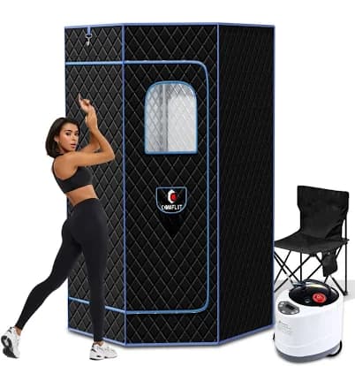 XXL Portable Sauna - Fast Heating, Equipped with 3L Steam Generator, Bigger Chair, Suitable for Home, Indoor, Outdoor, Athletes