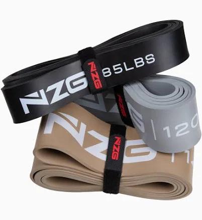 NZG 100% Latex-Free Organic Rubber Power Resistance Bands