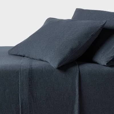 Threshold Cotton Jersey Sheet Set Heather