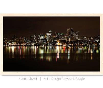 Samsung Frame Tv Art | Frame Tv Art | Digital Art for Tv | City Frame Tv | Lights Frame Tv | Night Frame Tv | Water Reflection Frame Tv