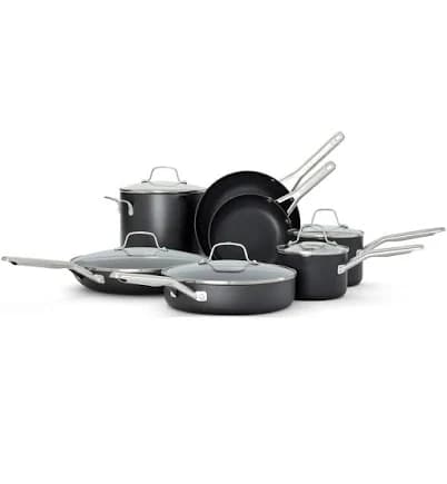 Calphalon Hard-Anodized Nonstick Cookware Set 12-Piece