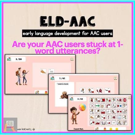 AAC Core Vocabulary App for AAC Early Language Development Core Words Program Building Nonverbal Communication Speech Therapy or Special Ed