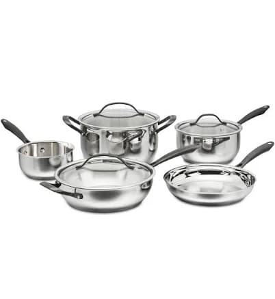 Cuisinart Radiant Pro 8-Piece Stainless Steel Cookware Set