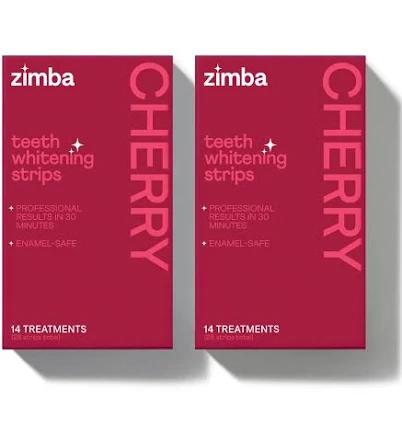 Zimba Teeth Whitening Strips Duo Reduced Sensitivity Whitening