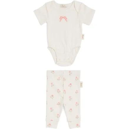 Harrods Floral Bodysuit and Trousers Gift Set