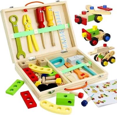 Wooden Toddler Tool Set