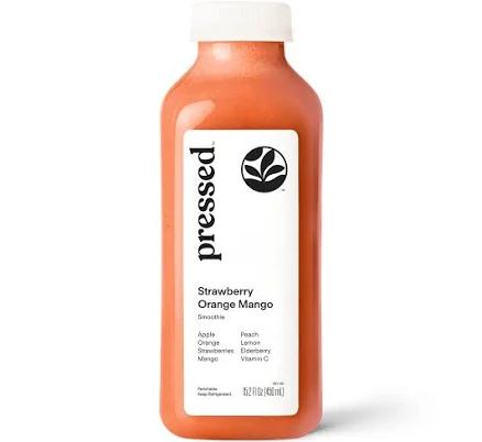 Strawberry Orange Mango Pressed Smoothie