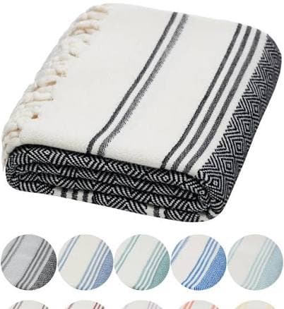 DEMMEX Oversized Turkish Bath and Beach Towel