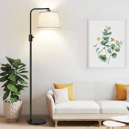 Upgraded Dimmable Floor Lamp with 1000 Lumens LED Edison Bulb Included