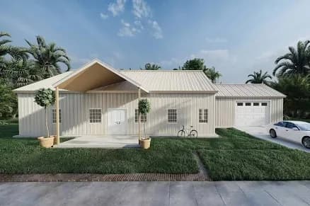Charming 4-Bed Traditional Barndominium with 2700 Sq Ft at Architectural Designs