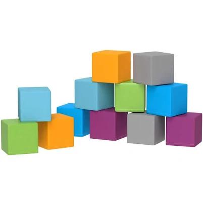 Multicolor 12-Piece Soft Play Blocks