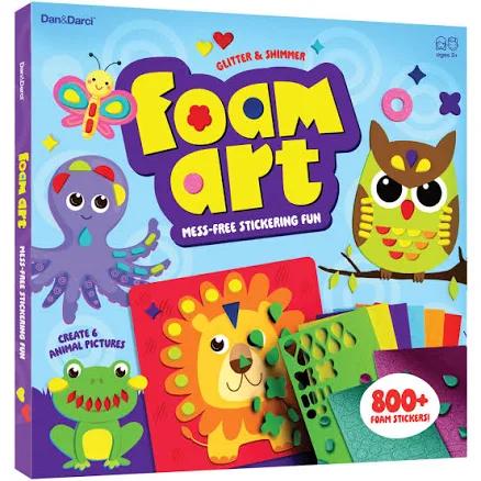 Dan&Darci Foam Sticker Art Craft for Kids Toddler Arts and Crafts for Kids Ages 2-4 3-5 4-6