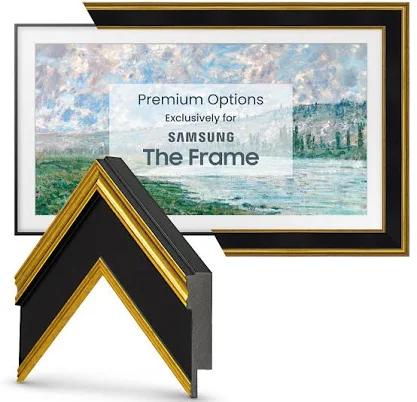 Frame My TV Deco TV Frames 85" Antique Gold & Black