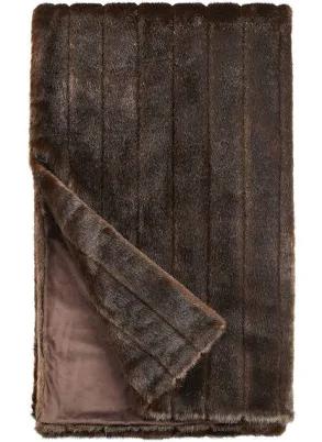 Sable Signature Series Faux Fur Throw Blanket by Fabulous Furs