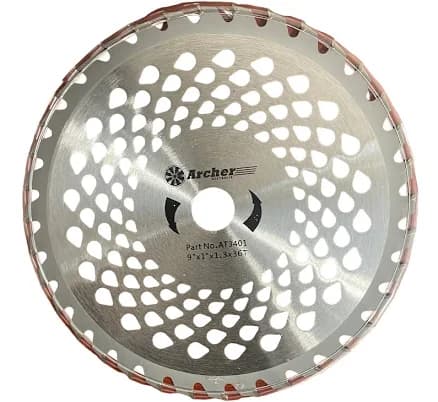 Archer 9" Tungsten Carbide Tipped Brush Cutter Blade