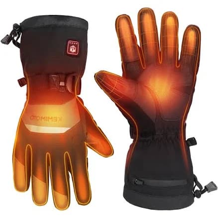 kemimoto Heated Magnetic Flap Gloves