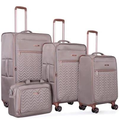 4pcs Lightweight Durable Suitcase Luggage Sets with Spinner Wheels