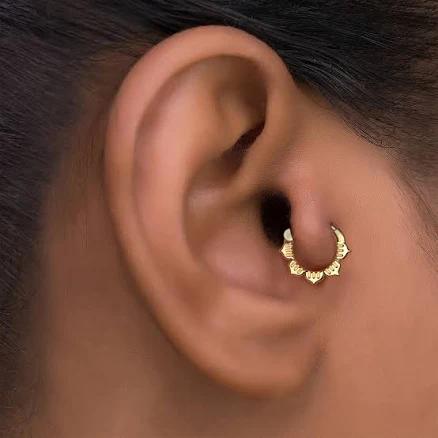 Unique Dainty Gold Tragus Piercing Jewelry