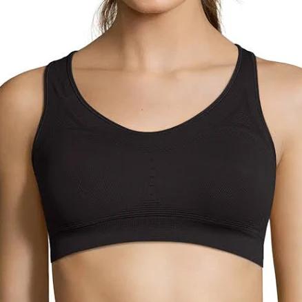 Hanes Women's Seamless Racerback Sports Bra