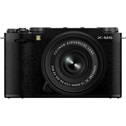 FujiFilm X-M5 26.1MP Mirrorless Camera Body with XC 15-45mm F3.5-5.6 Zoom Lens (Black) 16900733