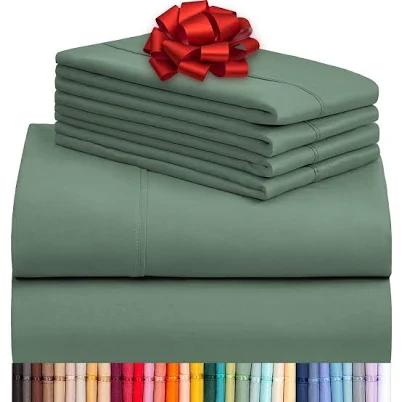 LuxClub Cooling 6 PC Microfiber Sheet Set