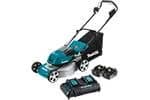 Factory Reconditioned Makita XML03CM1-R | 36V (18V X2) LXT Brushless Lithium-Ion 18 in. Cordless Lawn Mower Kit with 4 Batteries (4 Ah)