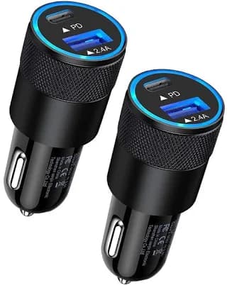 30W USB C Car Charger 2Pack