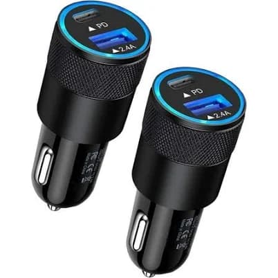 30W USB C Car Charger 2Pack
