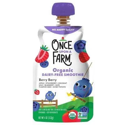 Once Upon A Farm Berry Berry Quite Contrary Organic Smoothie