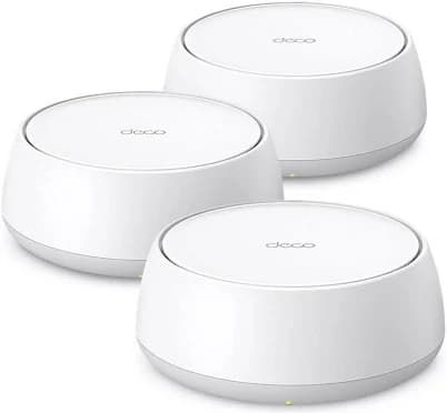 TP-LINK Deco BE25 BE3600 Whole Home Mesh WiFi 7 System, 3 Pack, 4 Streams, 3.6 Gbps Dual-Band, 2.5 Gbps Wired Connections, Seamless AI-Driven Roaming,