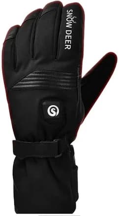 M, Snow Deer Rechargeable Heated Gloves