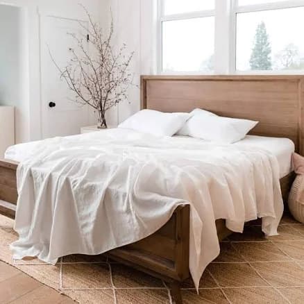 BISELINA French Flax Flat Sheet