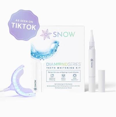 DiamondSeries Teeth Whitening Kit with Hydroxyapatite & Potassium Nitrate | SNOW