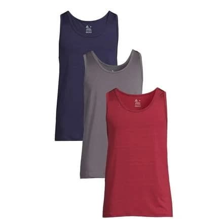Reebok Men's 3-Pack Performance Tank Tops