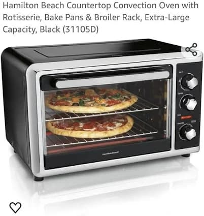 Hamilton Beach countertop oven