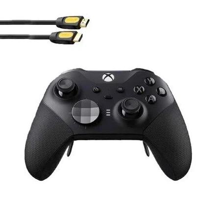 Xbox Elite Wireless Controller Series 2 Black Bolt Axtion Bundle